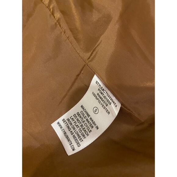 Cyrus Belted Wrap coat knit brown size small - Picture 9 of 14